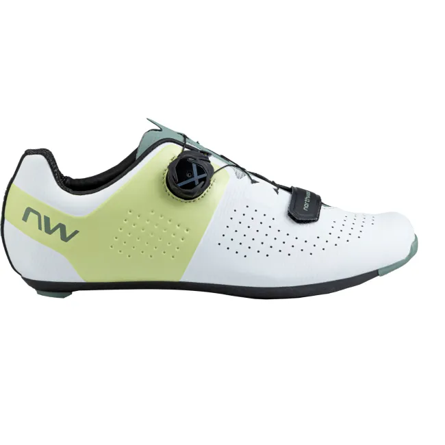 Northwave - pantofi ciclism sosea - Storm Carbon - White | Matcha