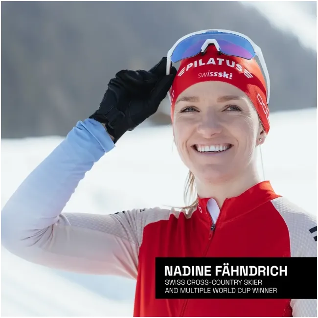 Ochelari de soare electro fotocromatici React Swiss OPTRAY ICE - lentila albastra si rama alba