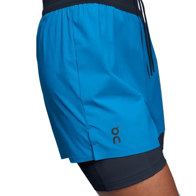 On - pantaloni scurti - 3" Performance 2/1 Shorts W - albastru