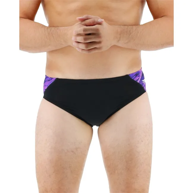 TYR - Slip inot pentru barbati - Cadence racer brief - negru mov