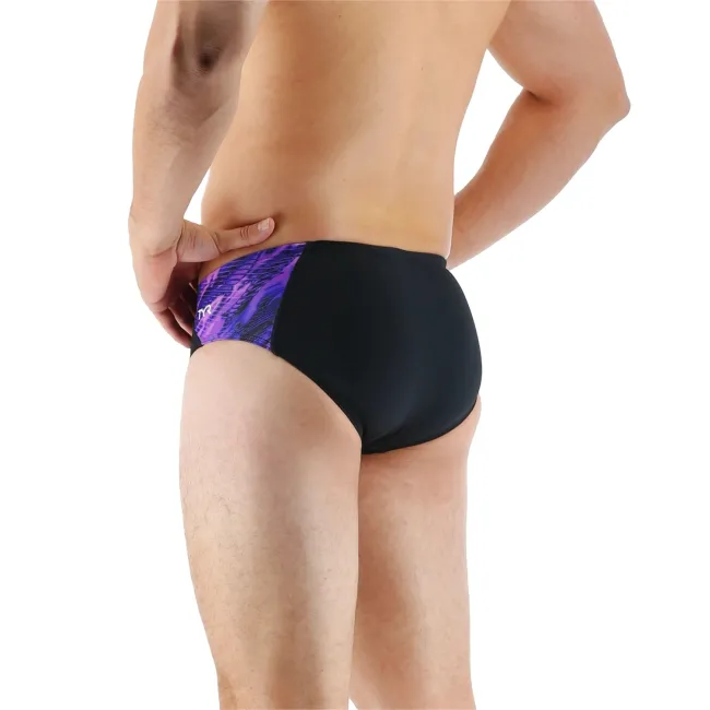 TYR - Slip inot pentru barbati - Cadence racer brief - negru mov