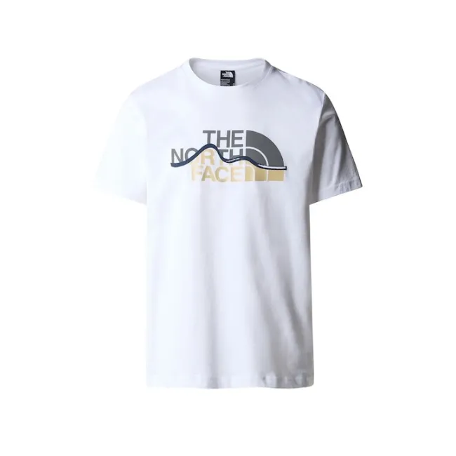 The North Face - tricou - M Mountain Line - Alb