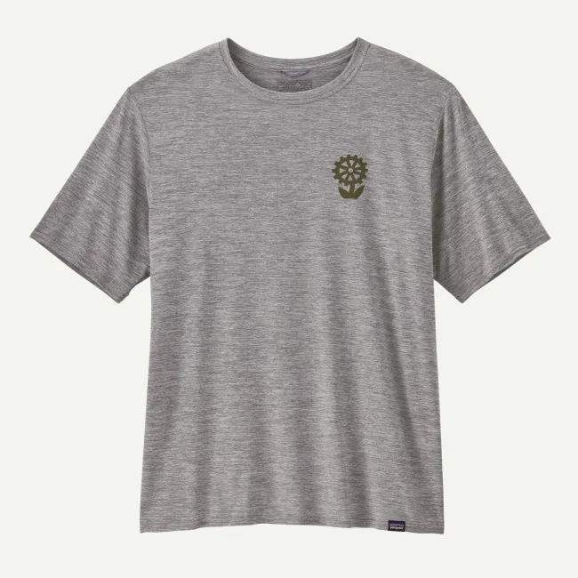 Patagonia - tricou - M Capilene Cool Daily Graphic Lands - Gri