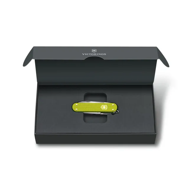 Victorinox - briceag clasic gama SD Alox Limited Edition 2023 - verde galben neon