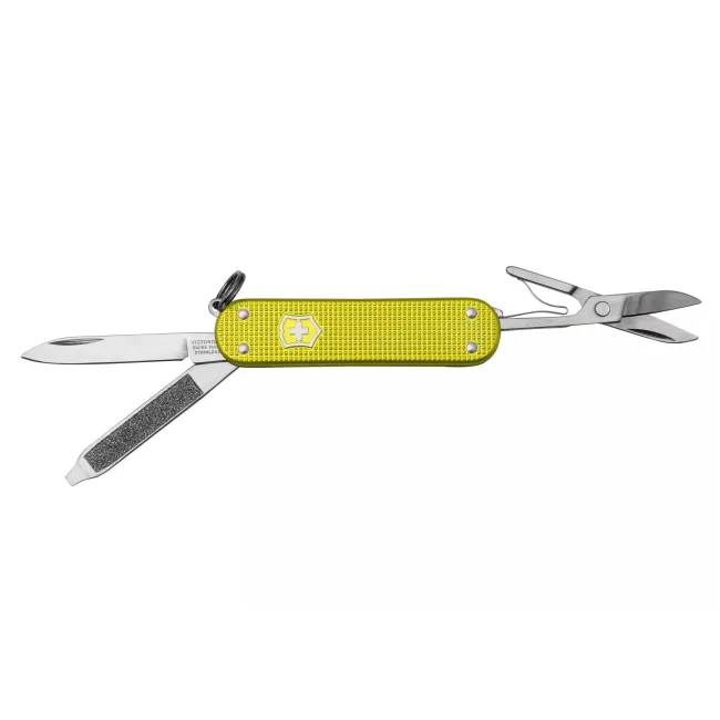 Victorinox - briceag clasic gama SD Alox Limited Edition 2023 - verde galben neon