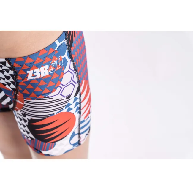 Z3R0D - boxeri inot copii - albastru alb rosu Patchwork