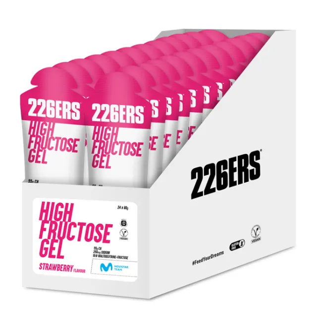 226ers - gel energie - High Fructose Gel - capsuni - 80gr