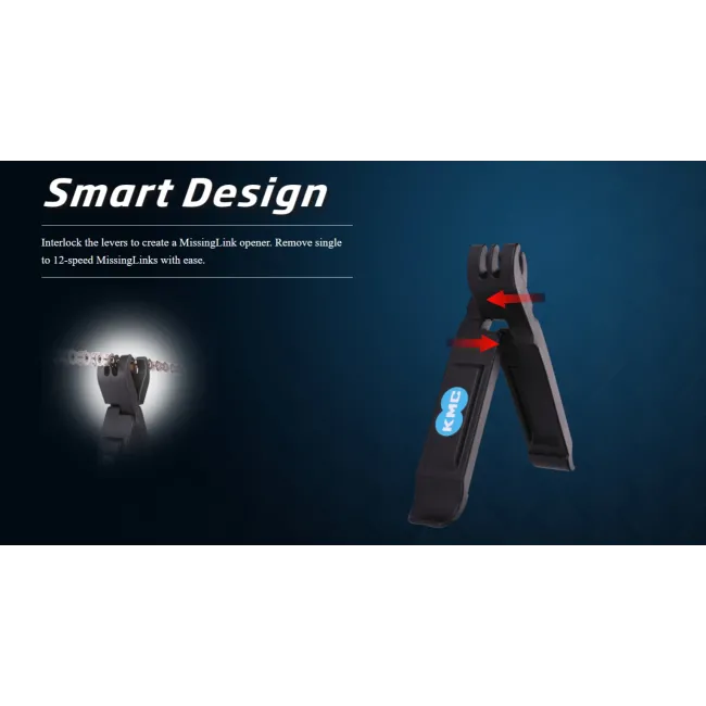 Kmc - Levier lant si cauciuc Bicicleta Quiclink Tire Lever - negru