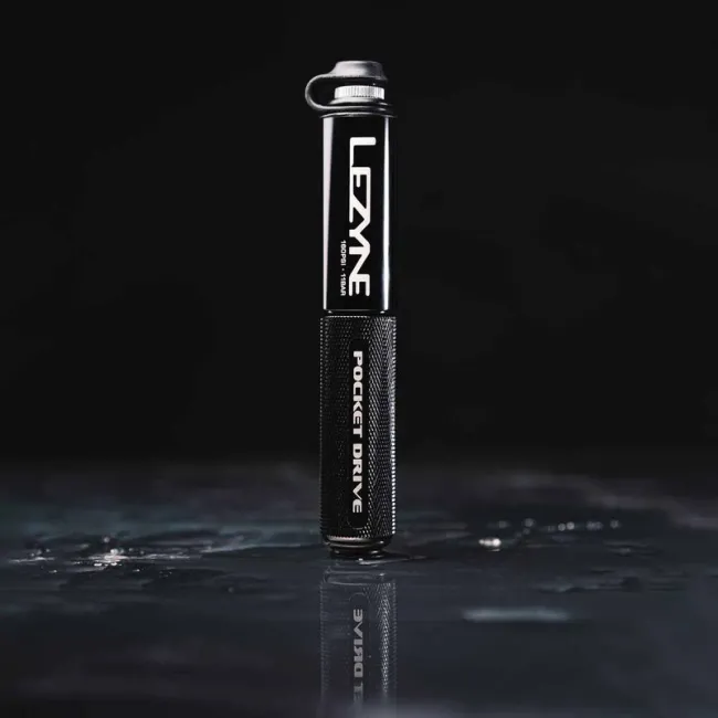 Lezyne - mini pompa - Hand Pump CNC Pocket Drive - 160 psi | 11 bar - gri