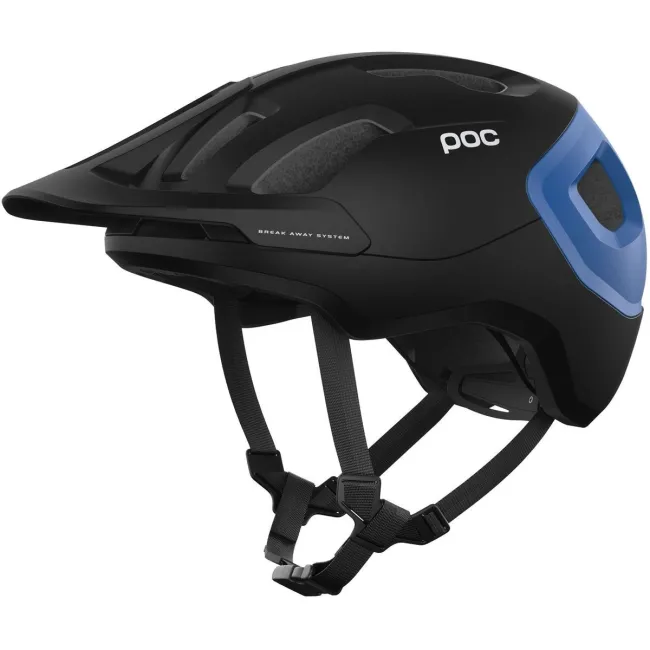 POC - casca MTB - Axion - Uranium Black I Opal Blue Metallic I Matt