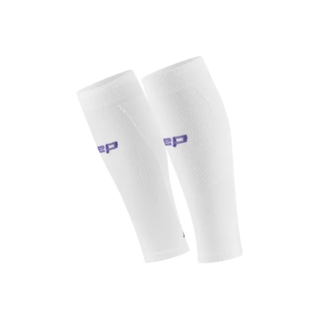 CEP - jambiere compresie - run ultralight sleeves calf 4.0 W - white