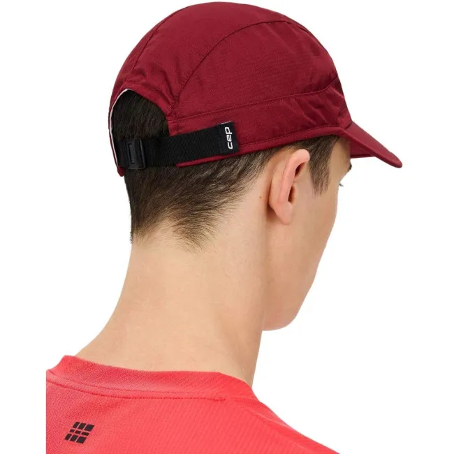 CEP - sapca - run foldable cap - burgundy