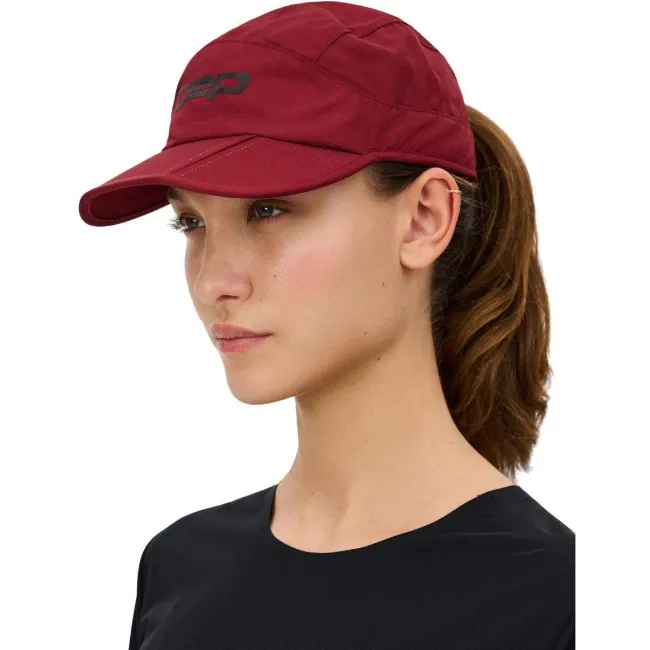 CEP - sapca - run foldable cap - burgundy