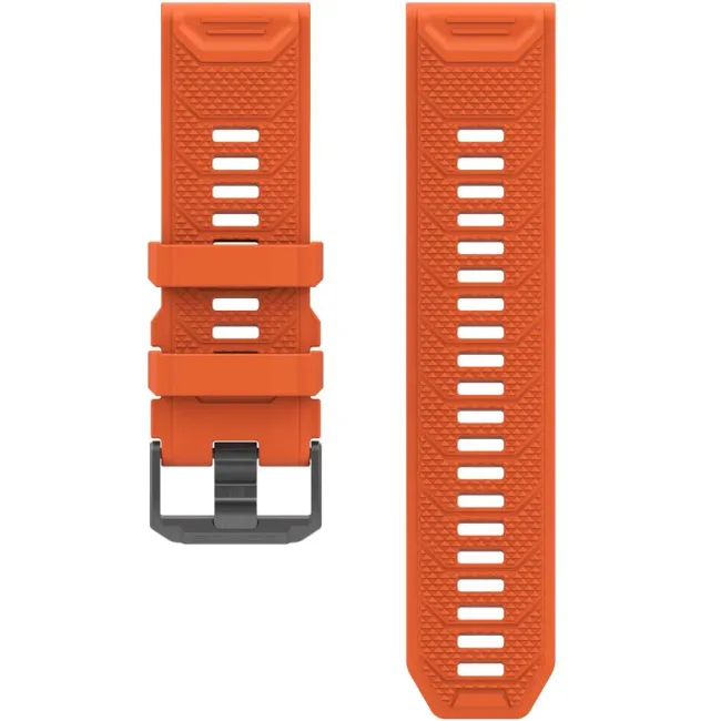 Coros - curea ceas silicon - Compatibil cu Vertix 2 Si Vertix 2S - 26mm - Coral