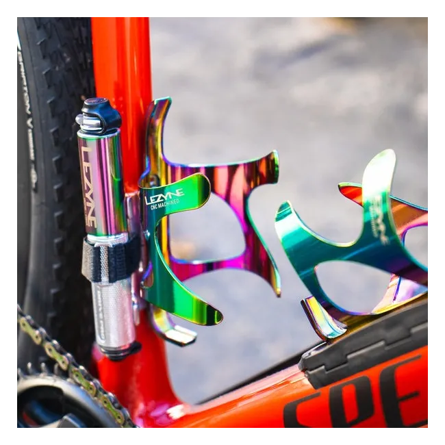 Lezyne - mini pompa - Hand Pump Pocket Drive Pro - 160 psi | 11 bar - neo metallic | silver - 98g