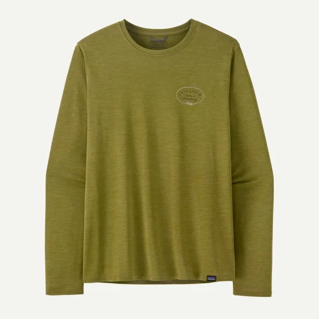 Patagonia - bluza - M Capilene Cool Daily Graphic Lands - Verde