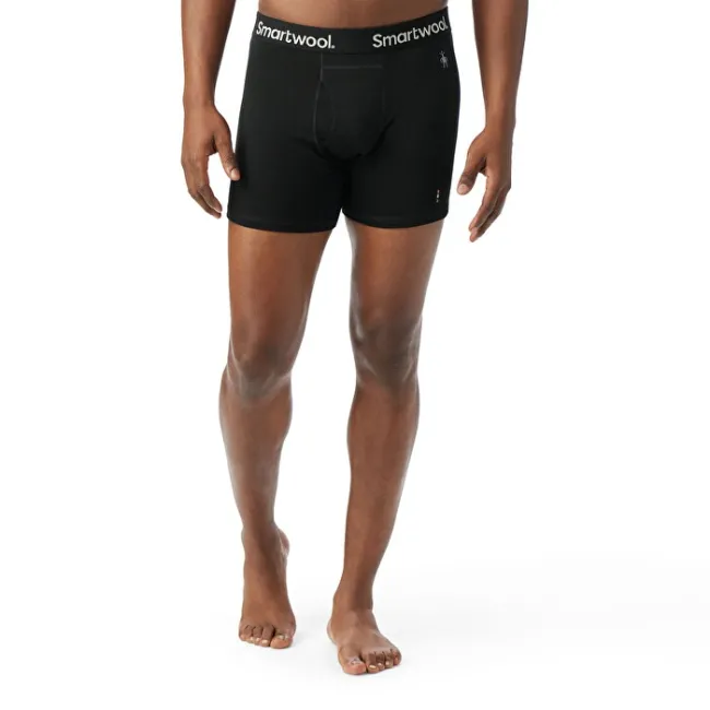 Smartwool - boxer merino - Merino Boxer Brief Boxed - Negru