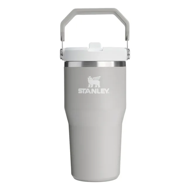Stanley - termos tip sticla cu pai - IceFlow™ Flip Straw Tumbler - 0.6L - gri