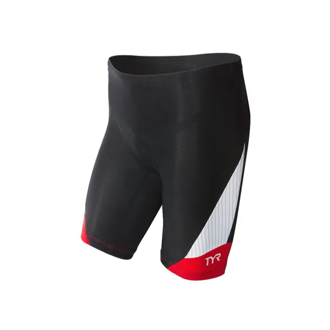 TYR Tri Short Barbati Carbon 9" negru-rosu