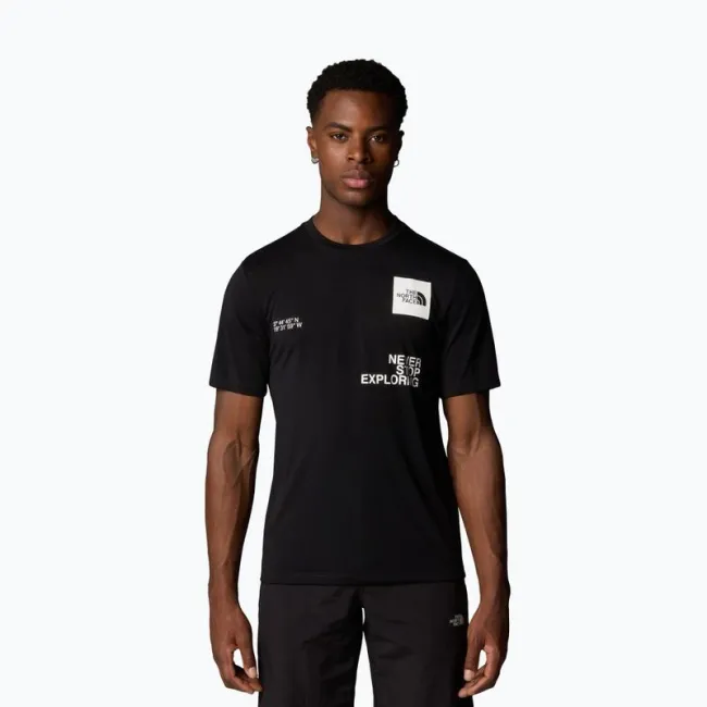 The North Face - tricou - M Mountain Foundation Coordinates - Negru