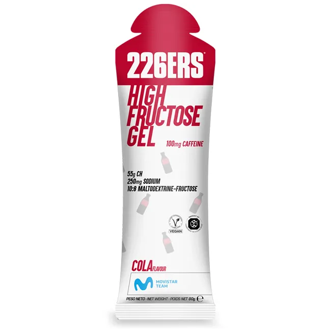 226ers - gel energie - High Fructose Gel - cofeina/cola - 80gr