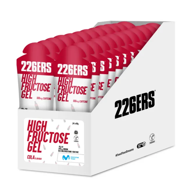 226ers - gel energie - High Fructose Gel - cofeina/cola - 80gr