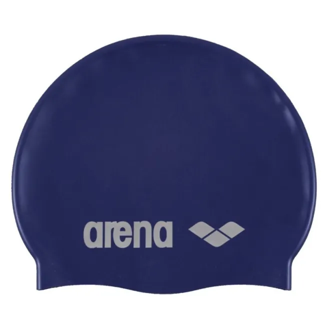 Arena - casca inot silicon - Classic - Denim | Argintiu