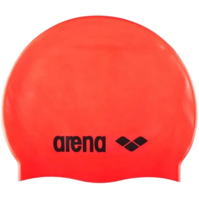 Arena - casca inot silicon - Classic - Fluored | Negru