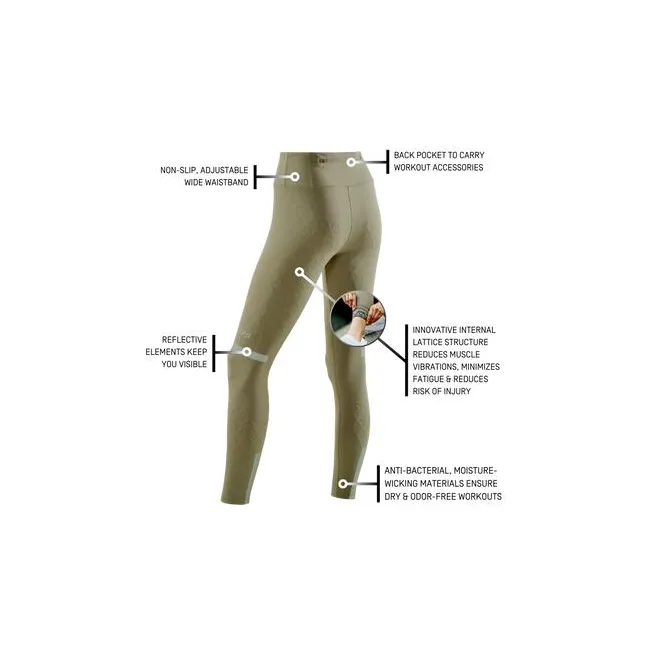 CEP - colanti - the run tights - olive
