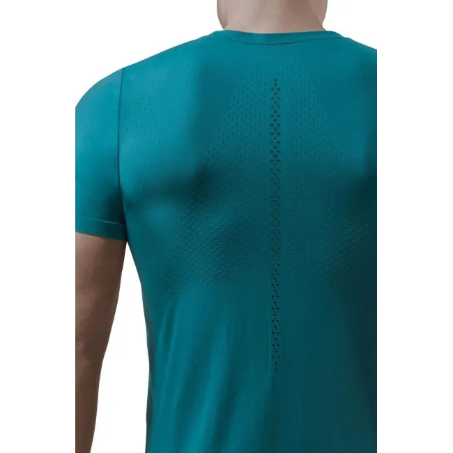 CEP - tricou pentru alergare cu maneca scurta - Run UltraLight Shirt - Petrol