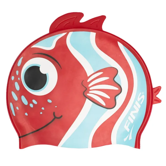 Finis - Casca de inot pentru copii - Animal Heads Angelfish Red
