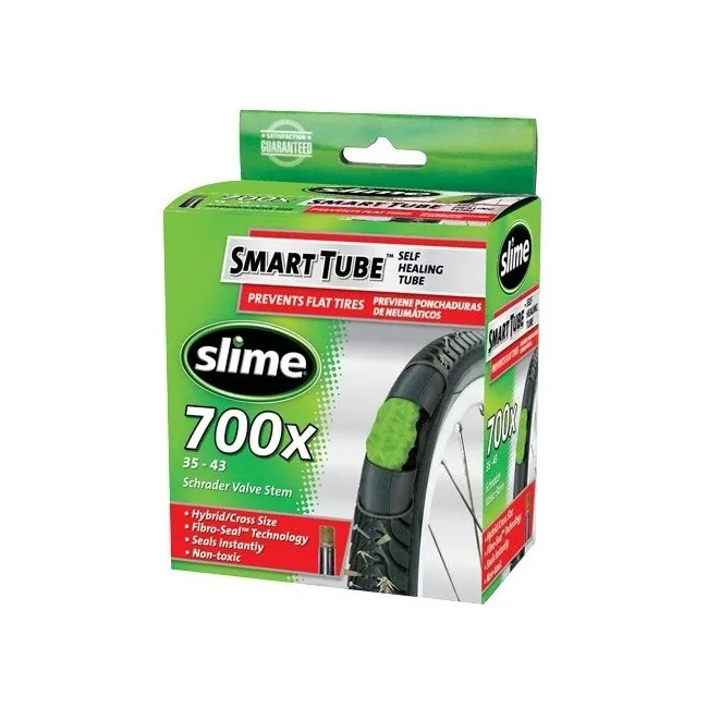 Slime - camera bicicleta 28" cu solutie antipana - 28x1.35-> 28x1.65 - 35-622->43-622 - valva schrader 48mm