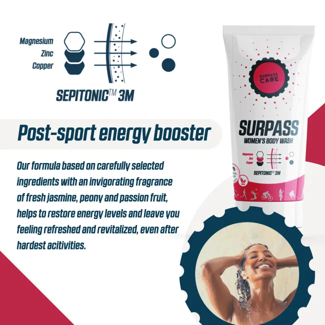 Surpass - gel de bus femei Women`s body wash Sepitonic 3M - 250ml