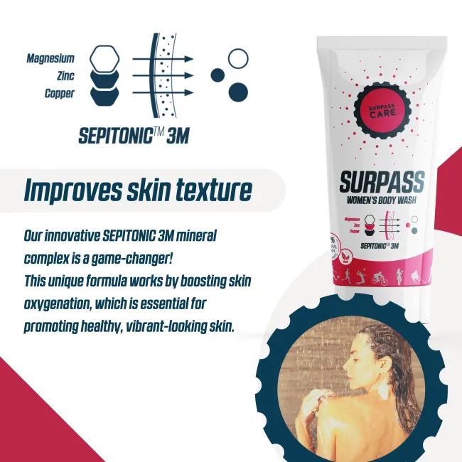 Surpass - gel de bus femei Women`s body wash Sepitonic 3M - 250ml