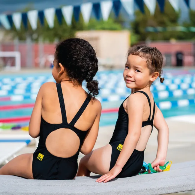 Finis - Costum de baie intreg Fete Bladeback - negru