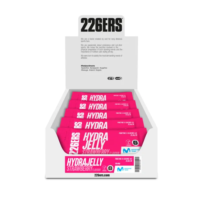226ers - gel energie - consistenta de jeleu - Hydrajelly - Strawberry - 40g