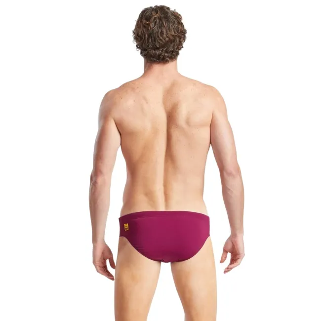 Finis - Slip inot barbati - Brief Solid - Visiniu Cabernet