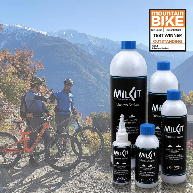 Milkit - solutie antipana pentru anvelope tubeless bicicleta - sticla 60 ml