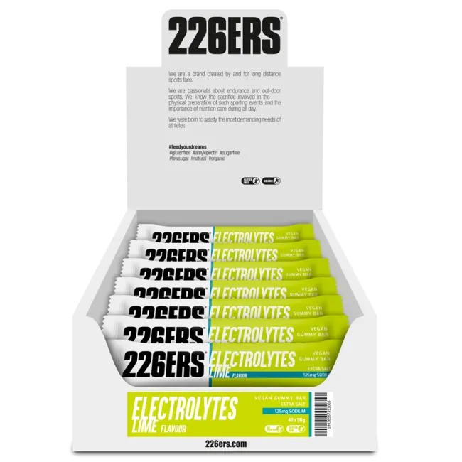 226ers - jeleu energie - Vegan Gummy Bar - lamaie verde - 30gr