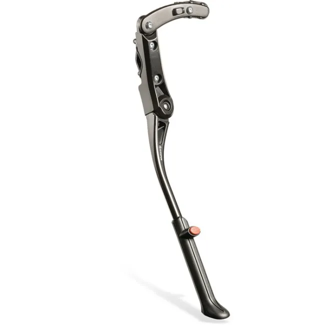 BikeFun - Cric reglabil Bicicleta Kickstand 24-29", aluminiu - negru