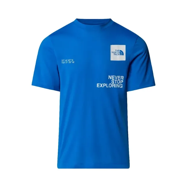 The North Face - tricou - M Mountain Foundation Coordinates - Albastru