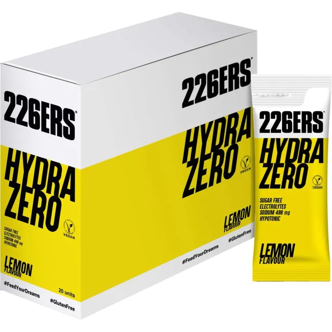 226ers - cutie pudra electroliti - Hydrazero - hypotonic drink - lemon - 20 x 7.5gr
