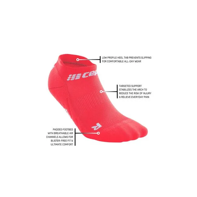 CEP - sosete compresie sub glezna - the run socks no show v4 - pink
