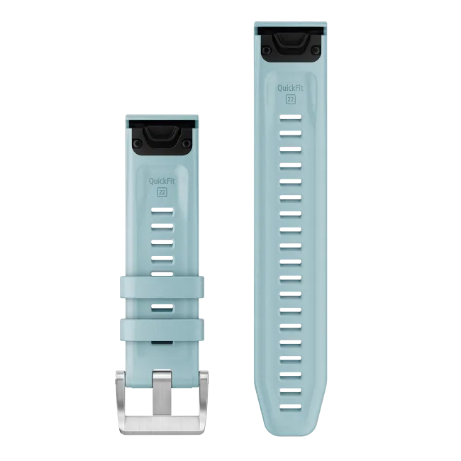 Garmin curea silicon QuickFit 22 - albastru Azure - 3 piese