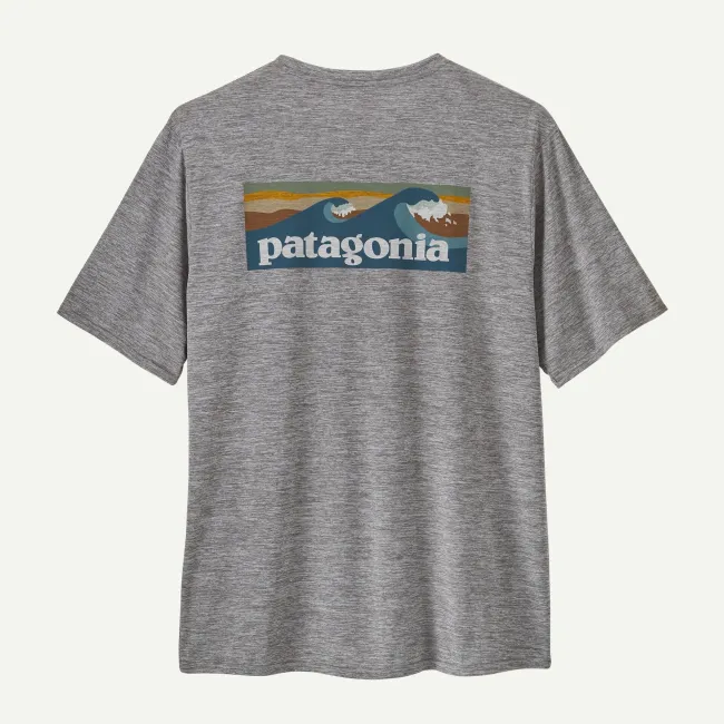 Patagonia - tricou - M Capilene Cool Daily Graphic Waters - Gri