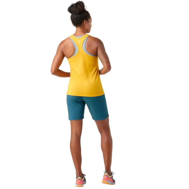 Smartwool - maiou sport femei Mountain Horizon Graphic W Tank - galben miere