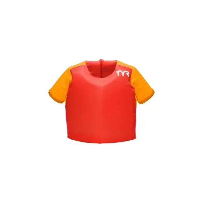 TYR - bluza cu centura copii - Kids Flotation Shirt - rosu