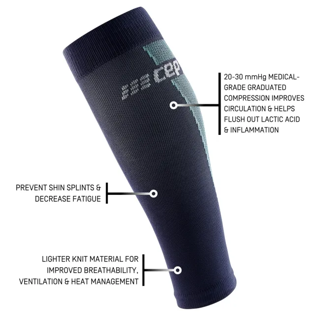 CEP - jambiere compresie - ultralight sleeves calf v3 W - blue | light blue