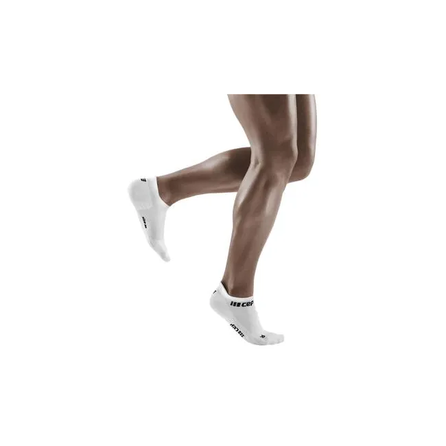 CEP - sosete compresie sub glezna - the run socks no show v4 - white
