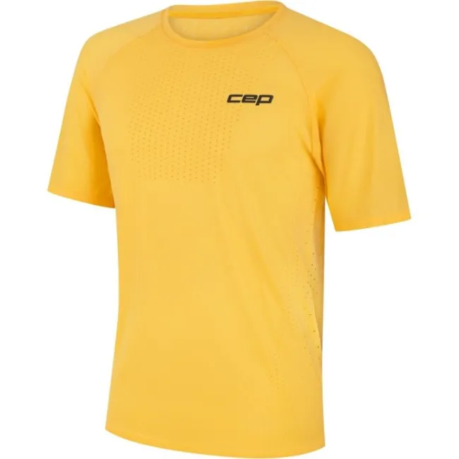 CEP - tricou tehnic - run ultralight shirt short sleeve 3.0 - marigold